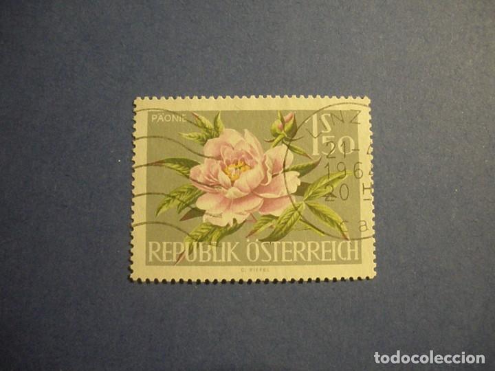 Sellos: AUSTRIA - FLORA - LA PEONIA O PAEONY. - Foto 1