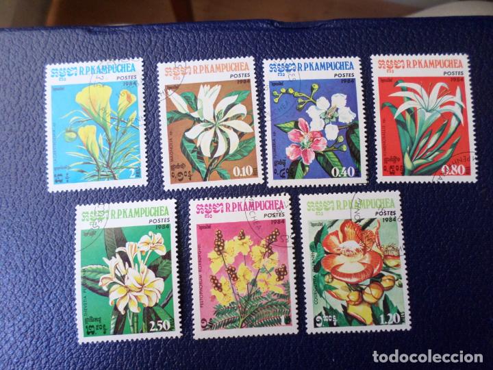 Sellos: *kampuchea, 1984, tema flora - Foto 1