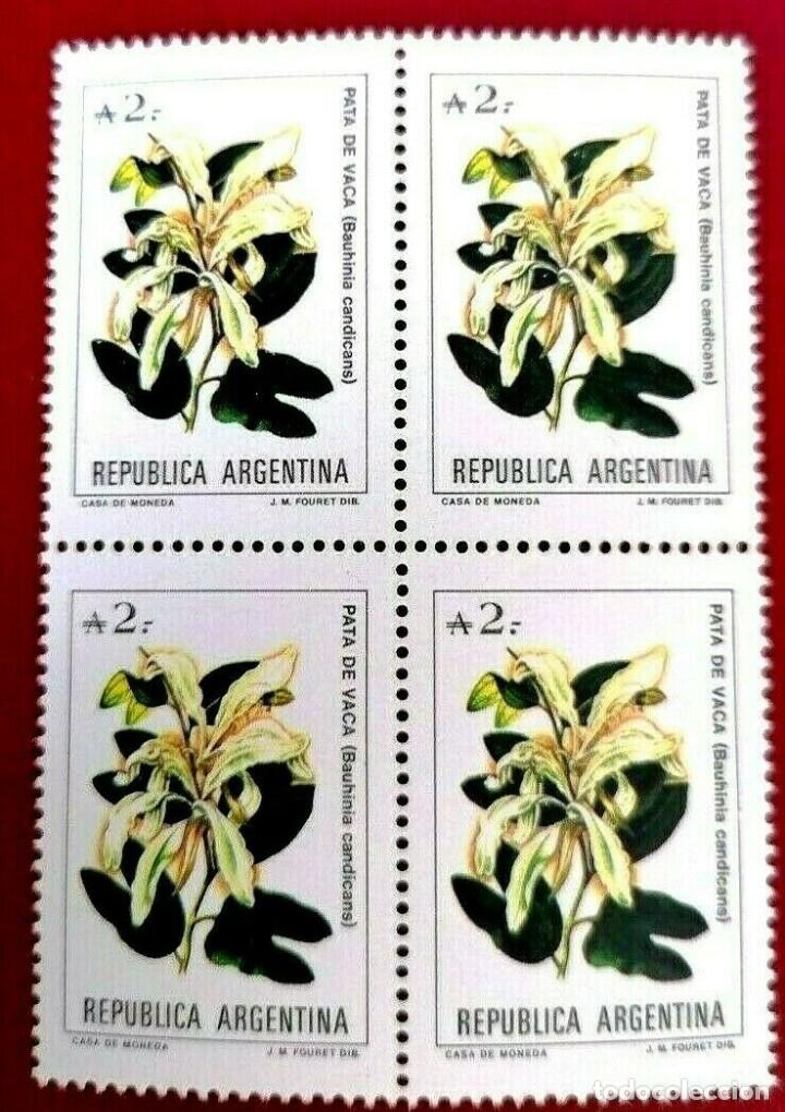 Sellos: ARGENTINA - FLORES = - Foto 2