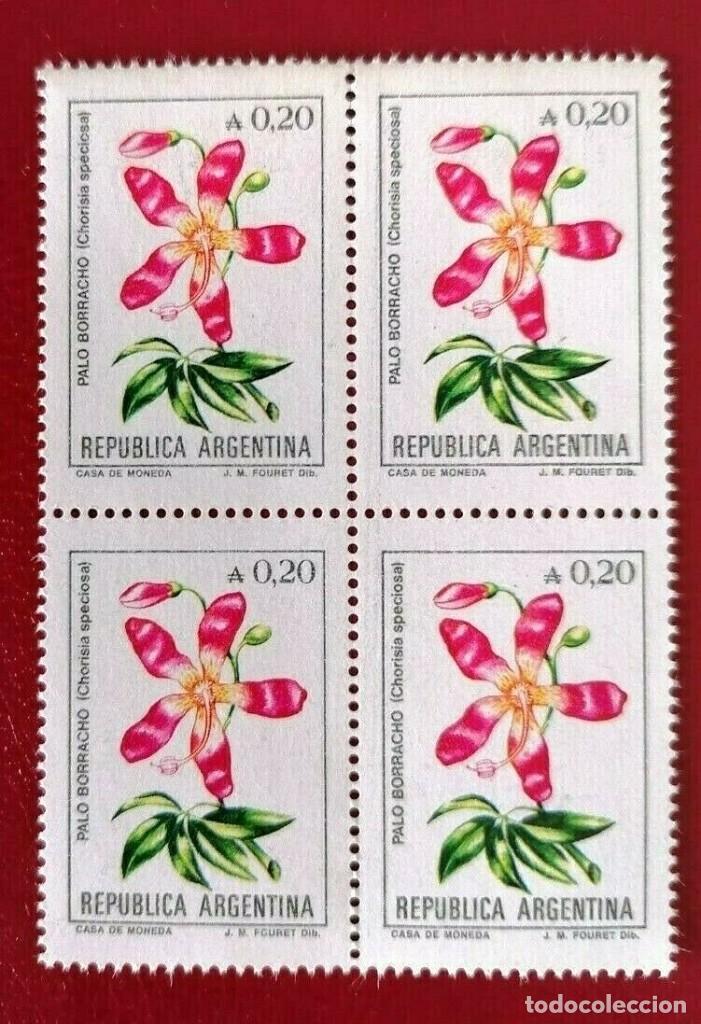 Sellos: ARGENTINA - FLORES = - Foto 2