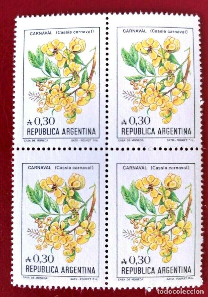 Sellos: ARGENTINA - FLORES = - Foto 3