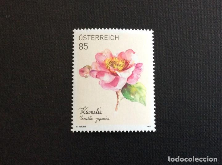 Sellos: AUSTRIA A&Ntilde;O 2021. FLORA. CAMELIA - Foto 1