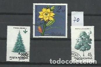 Sellos: FLORA.- ID 70.-- FLORES - Foto 1