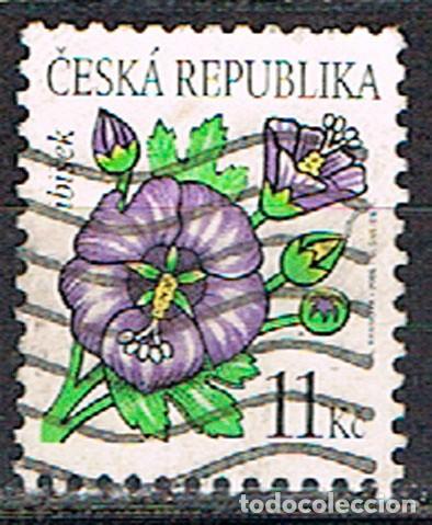 Sellos: Republica Checa n&ordm; 458, Ibisco, usado - Foto 1