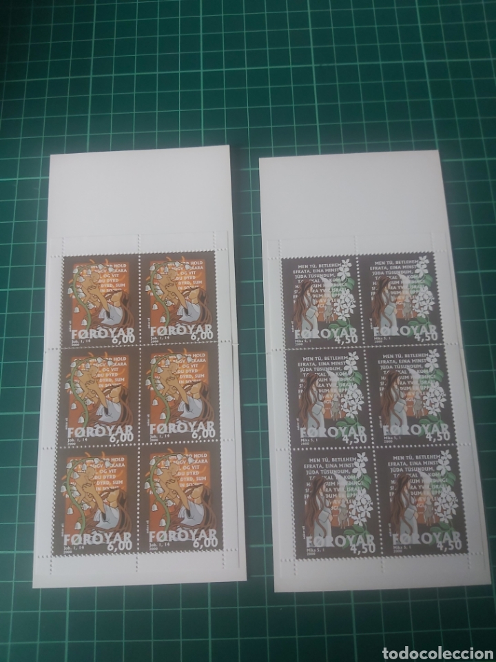 Sellos: ISLAS FEROE CARNETS NUEVOS 2000 FLORA - Foto 1