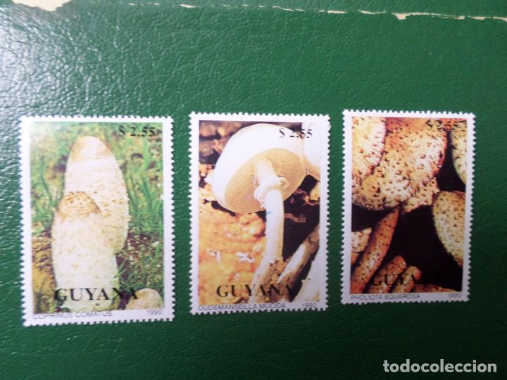 Sellos: .guyana, 1990, tema micolog&iacute;a - Foto 1