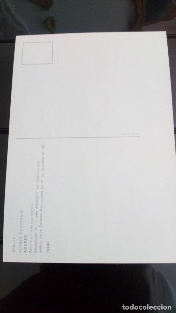 Sellos: FLORA, TARJETA M&Aacute;XIMA DE AZORES - Foto 2