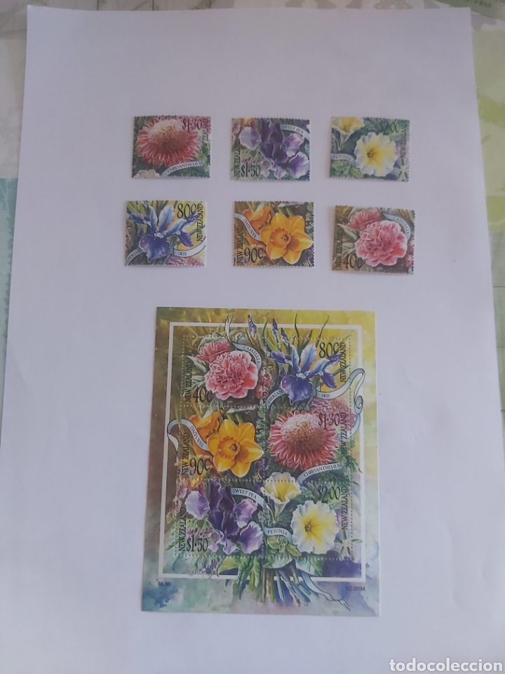 Sellos: Flora serie completa y br nuevo*** new Zelanda 2001 - Foto 1