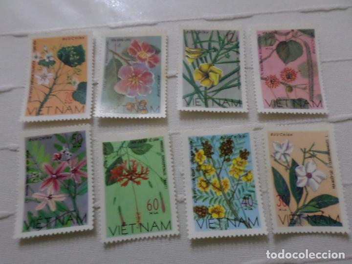 Sellos: vietnam, sellos tem&aacute;tica flora - Foto 1