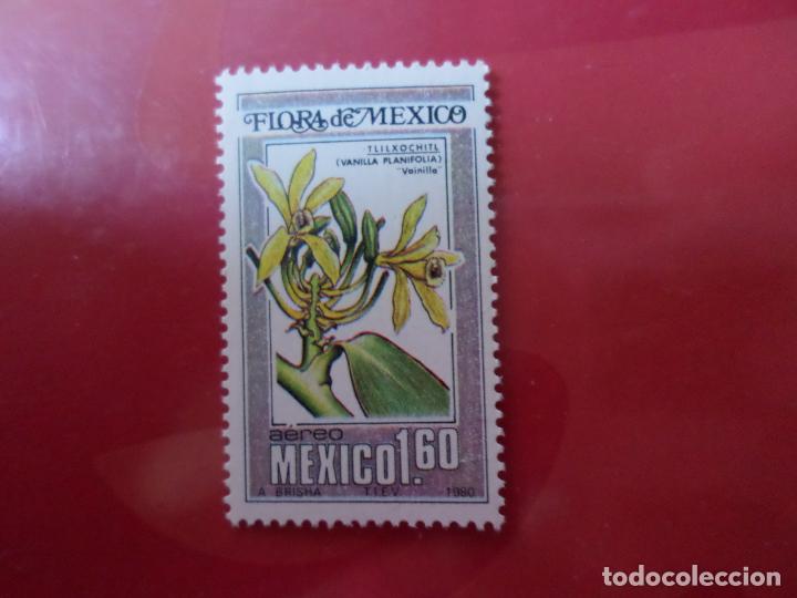 Sellos: mexico, 1980, flora, Yvert 531 aereo - Foto 1