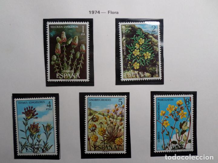 Sellos: 1974, flora, edifil 2220/24 - Foto 1