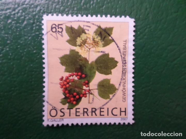 Sellos: :austria, 2007, sello usado tema flora - Foto 1