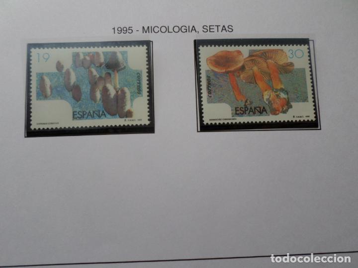 Sellos: 1995, micologia, edifil 3341/42 - Foto 1