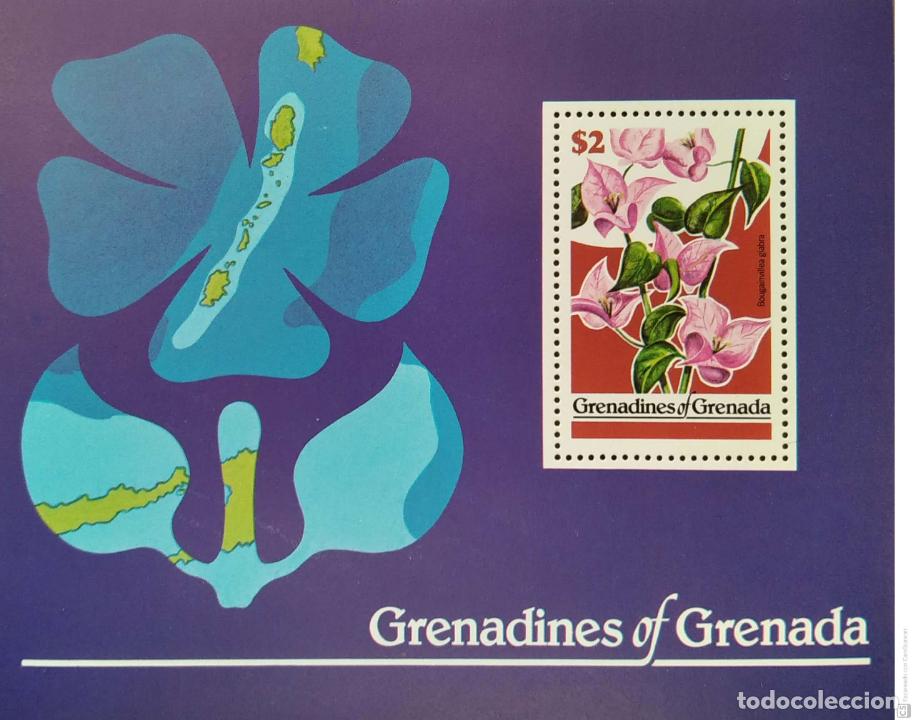 granada/granadinas. hb 41 flor: buganvilla glab - Buy Stamps about flora on  todocoleccion