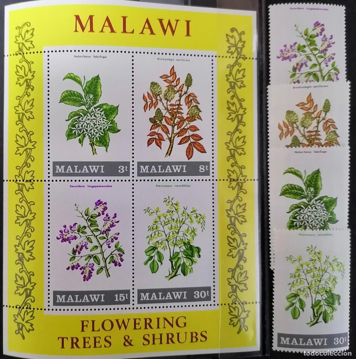 Sellos: MALAWI 1971 - FLORES . - Foto 1