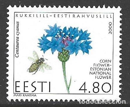 Sellos: ESTONIA 357** - A&Ntilde;O 2000 - FLORA - FLORES - Foto 1