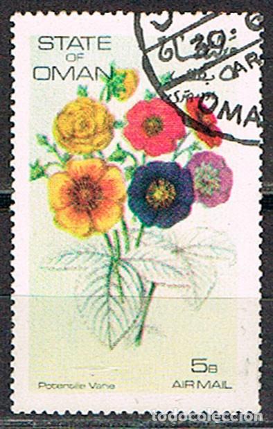 Sellos: Om&aacute;n, Potentilla (ros&aacute;cea), usado (37) - Foto 1