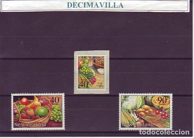 Sellos: FLVA192, NUEVA ZELANDA, FRUTOS, 2002 - Foto 1