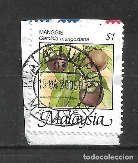 Briefmarken: malasia 2005 sello usado flora- 8/6