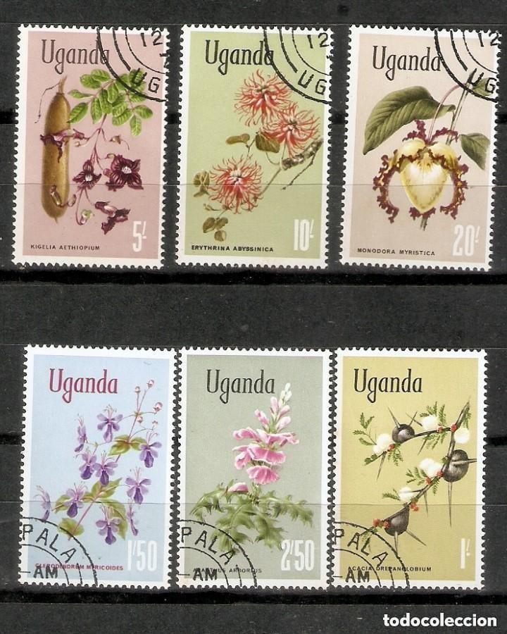 Sellos: UGANDA. 1969. FLORES. FLORA. - Foto 1