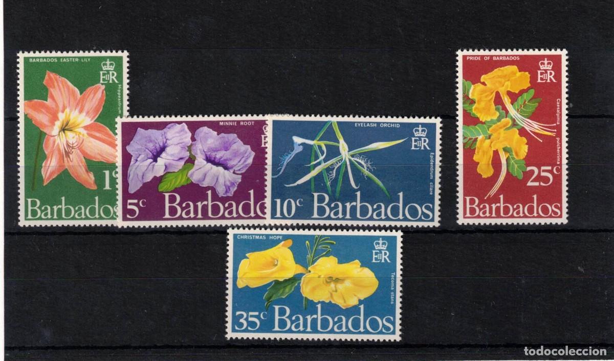 Sellos: Barbados. Serie completa y nueva del Tema Flora - Foto 1