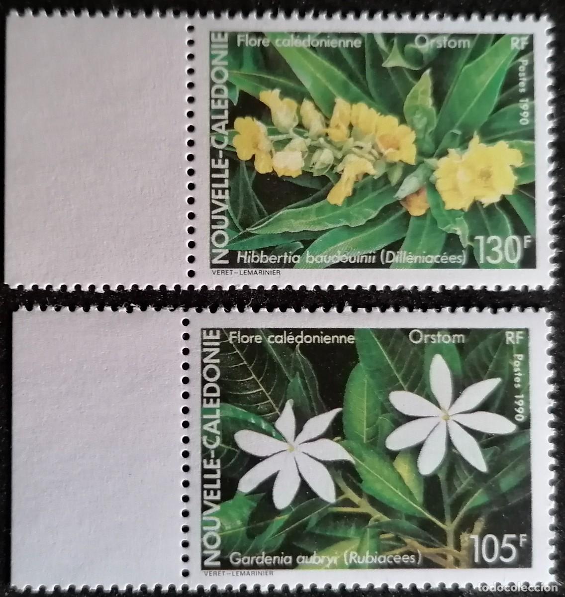 Sellos: NUEVA CALEDONIA 1990 - FLORA .- - Foto 1