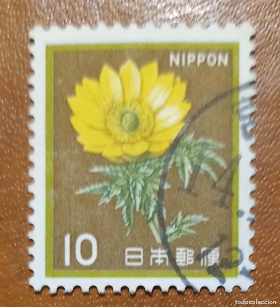 Sellos: Jap&atilde;o- Nippon. Flores - Foto 1