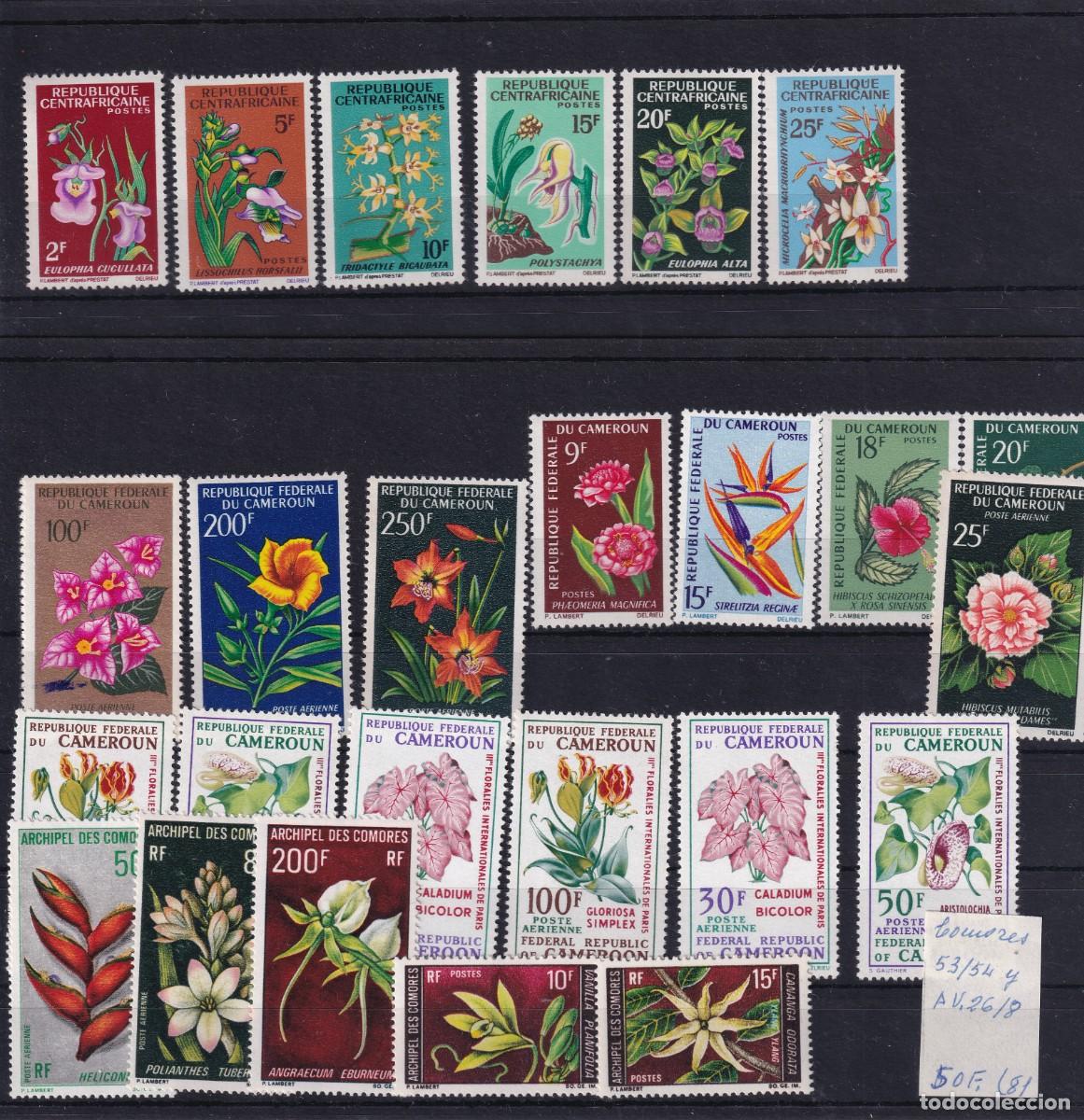 Sellos: Tema Flora. Conjunto de 4 series del Tema Flora - Foto 1