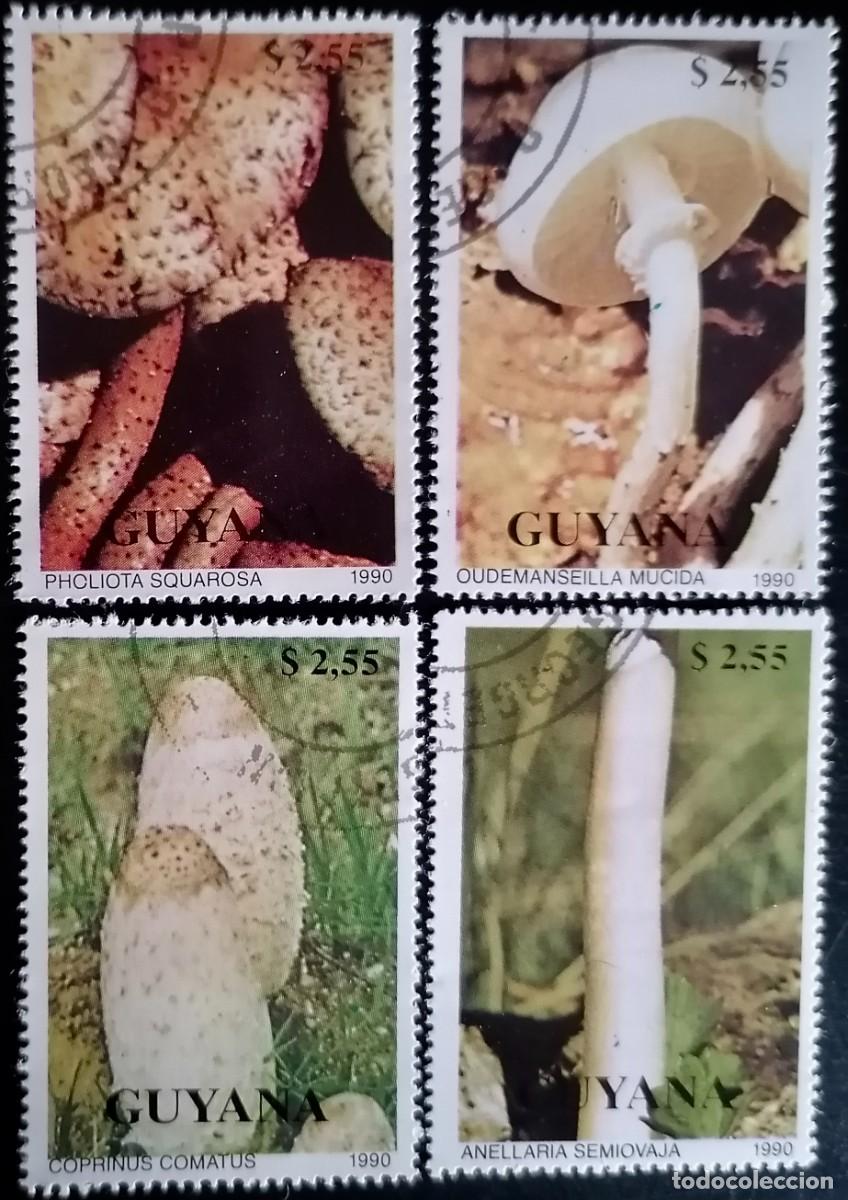 Sellos: GUYANA 1990 - SETAS . - Foto 1