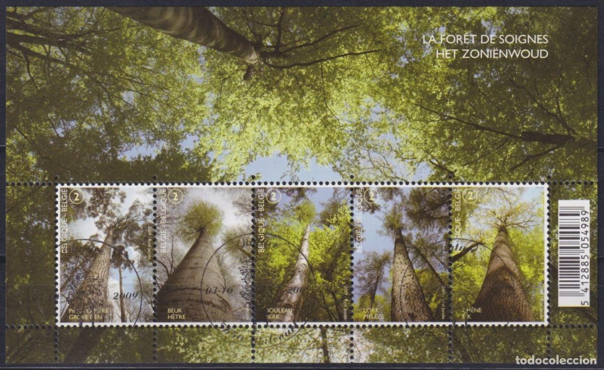 Sellos: F-EX53179 BELGIUM USED 2009 TREE FOREST. - Foto 2