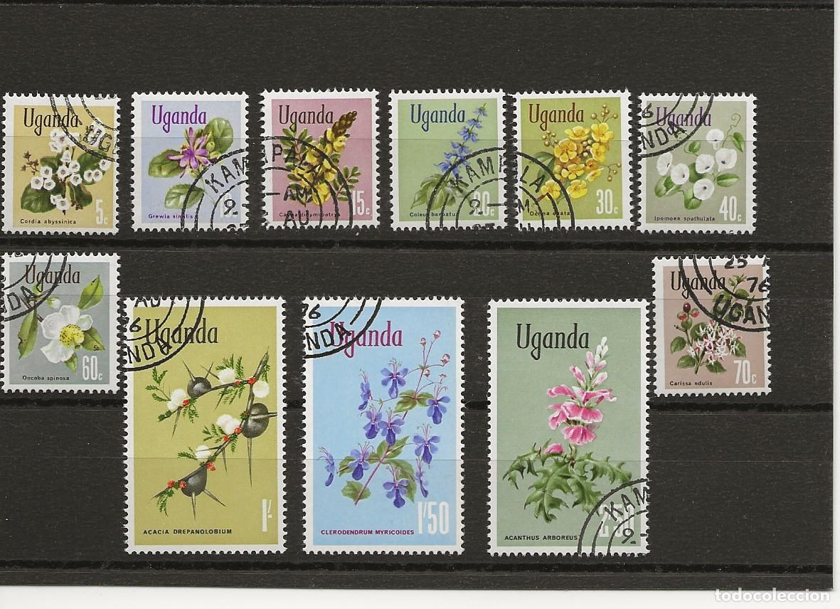 Sellos: OUGANDA - FLEURS DU PAYS - Foto 1