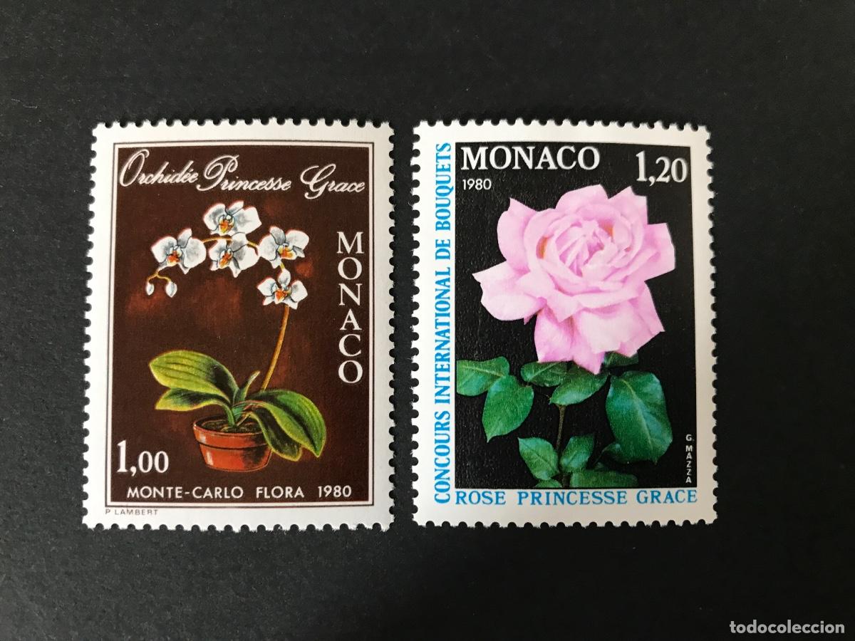 Sellos: Flora, M&oacute;naco 1979 series completas - Foto 1