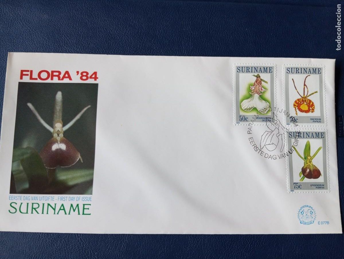 Sellos: SURINAM, SPD, 1984, FLORA - Foto 1