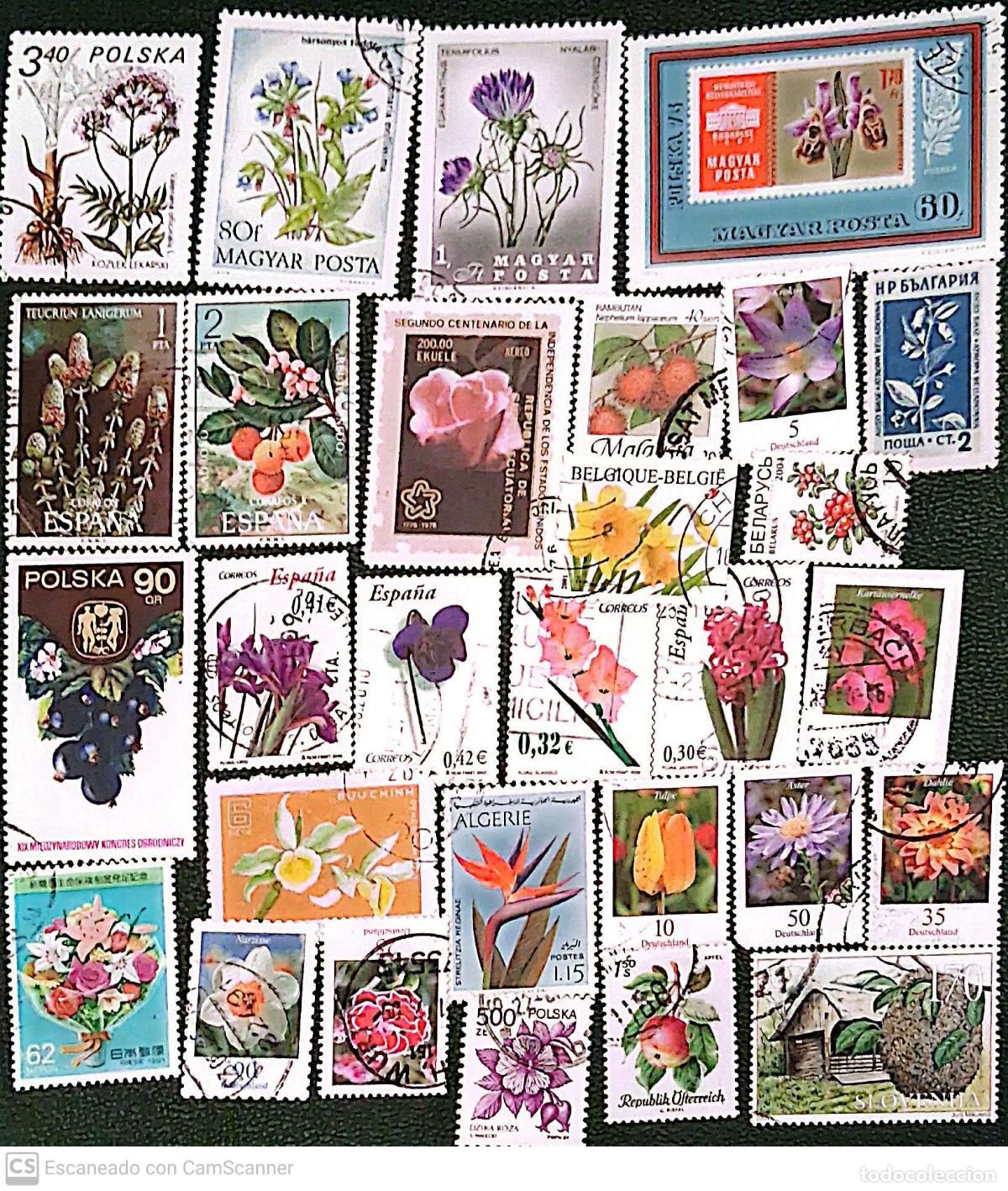 Sellos: Flora. 29 Sellos usados distintos. Ref. 115 - Foto 1