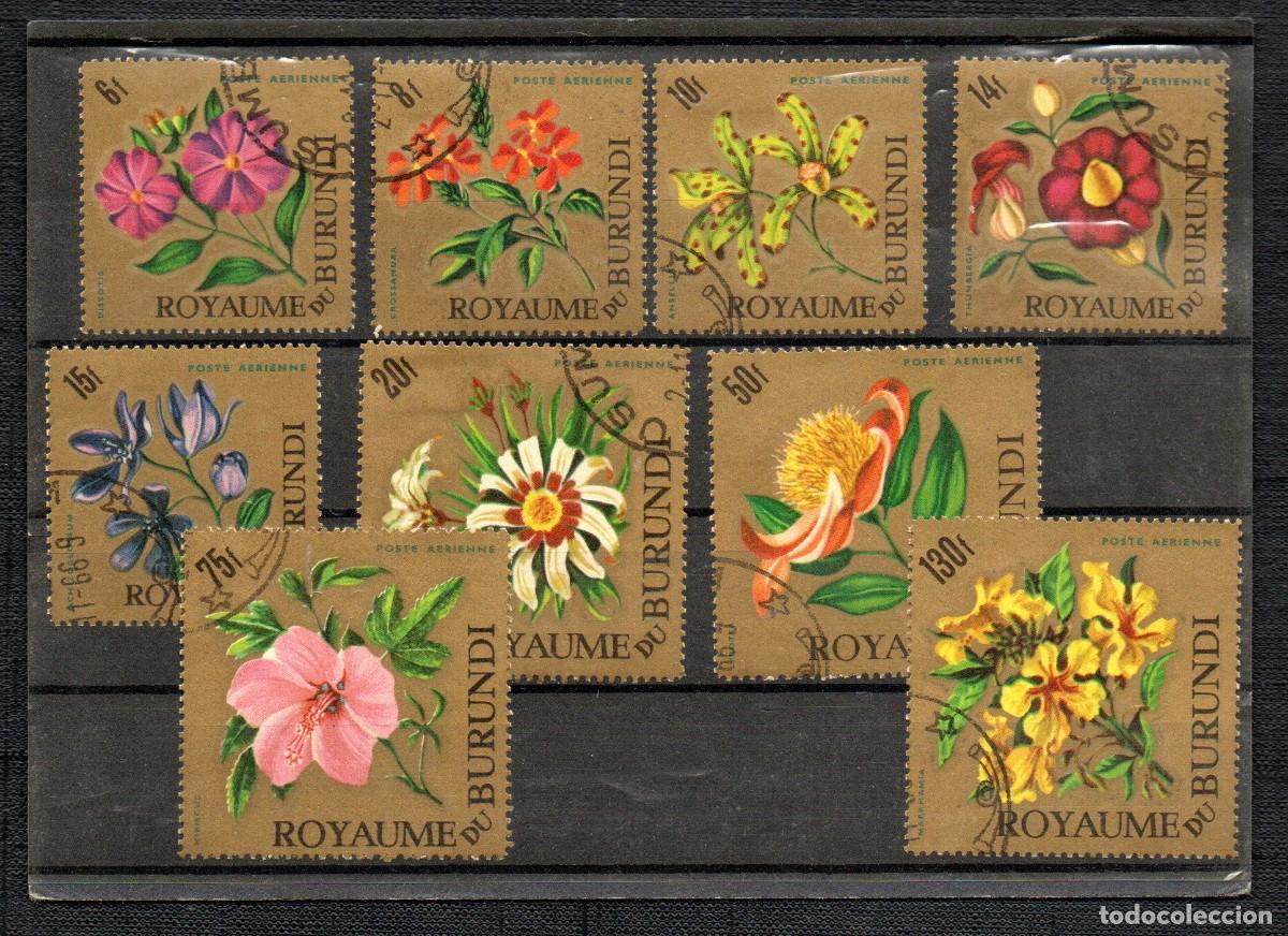Sellos: BURUNDI. 1966 FLORES - Foto 1