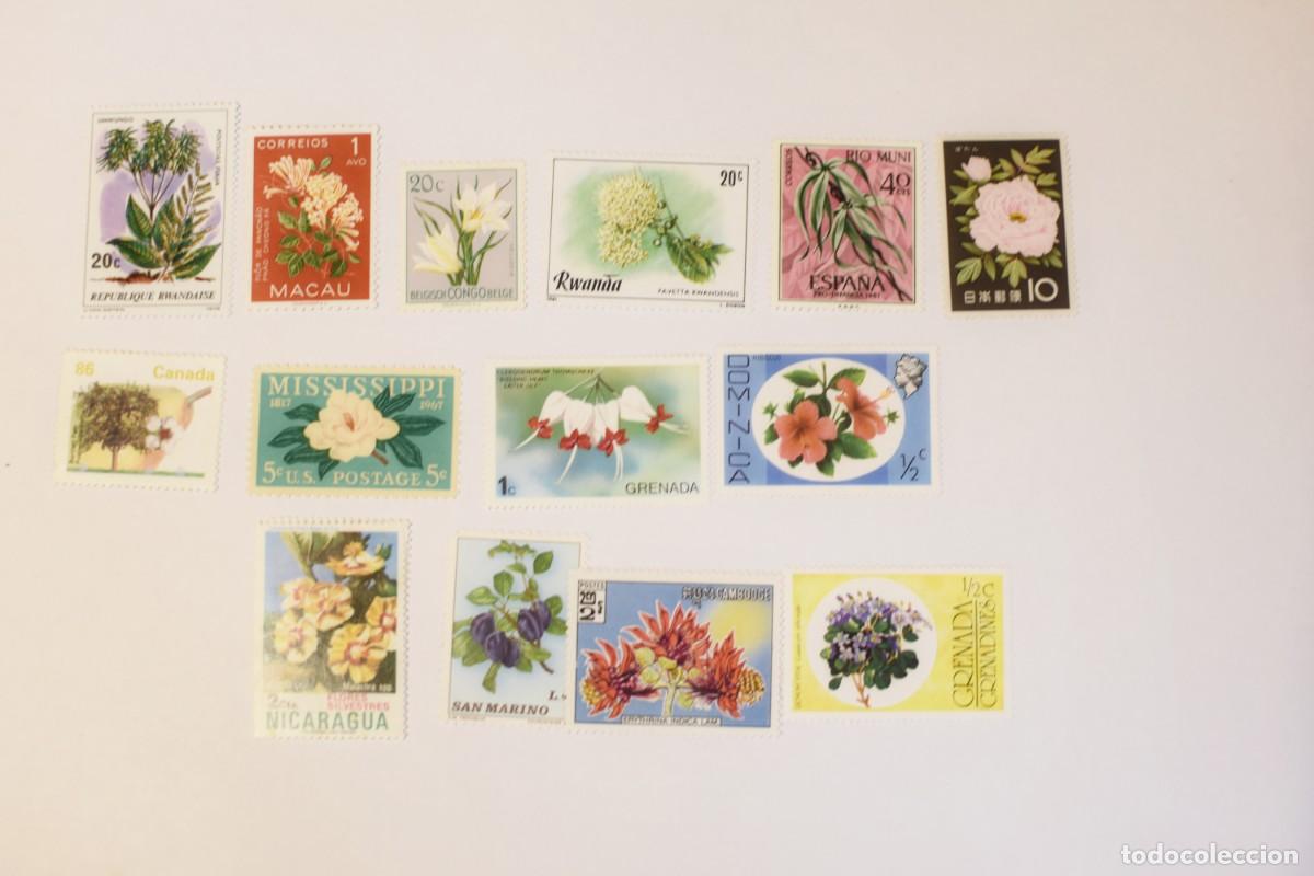 Sellos: -14 sellos nuevos tema Flora- - Foto 1
