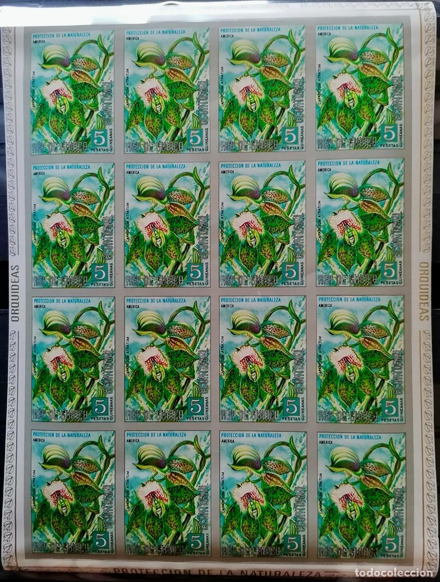 Sellos: GUINEA ECUATORIAL 1974 - HB ORQUIDEA . - Foto 1