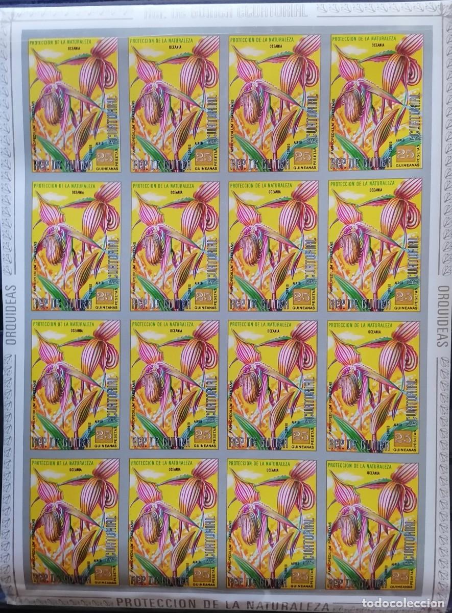 Sellos: GUINEA ECUATORIAL 1974 - HB ORQUIDEA . - Foto 1
