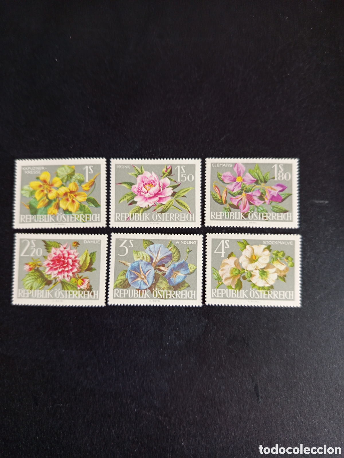Sellos: AUSTRIA, 1964. Flores. Yvert 983/8. Ver fotos. Pedido m&iacute;nimo 3 &euro;. Serie completa en nuevo