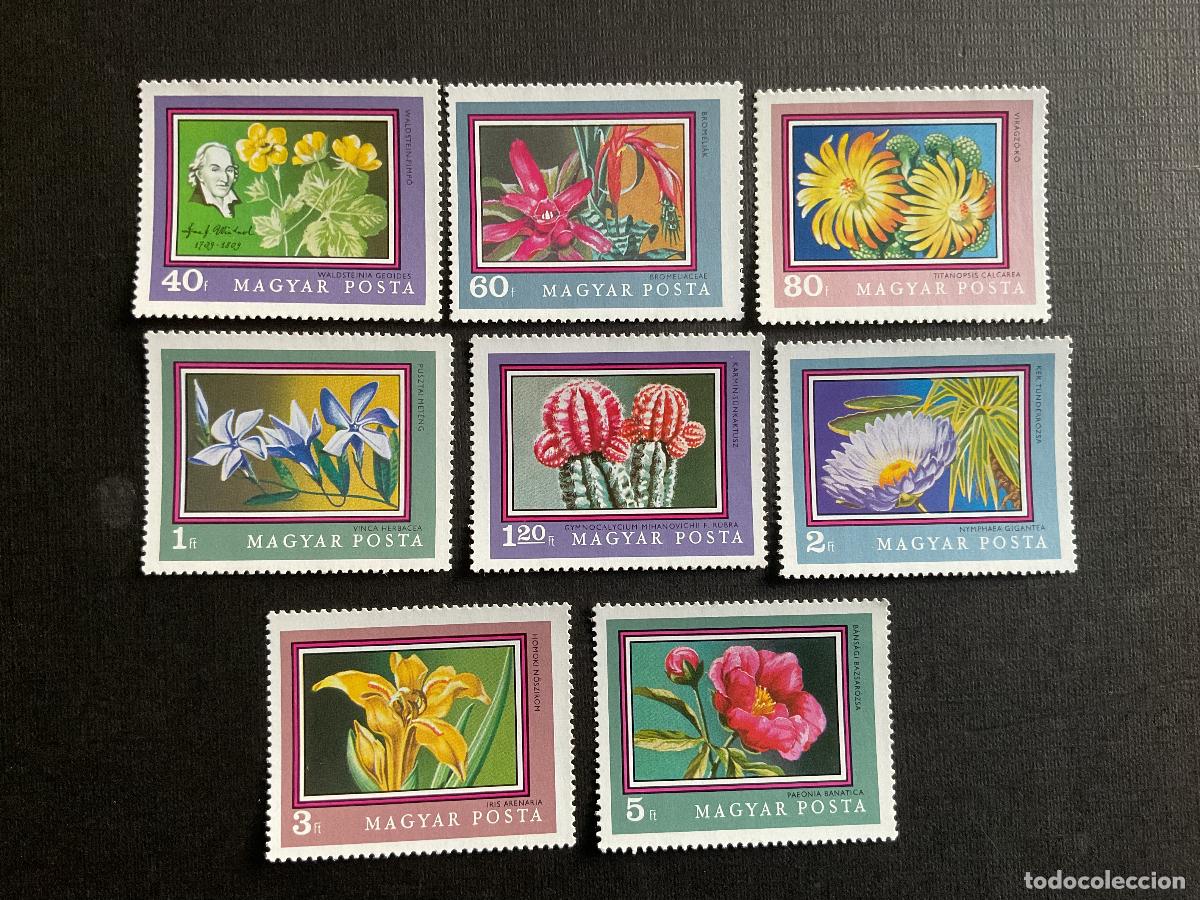 Sellos: HUNGRIA N&ordm; YVERT 2177/4*** A&Ntilde;O 1971 200 ANIVERSARIO JARDIN BOTANICO DE LA UNIVERSIDAD DE BUDAPEST