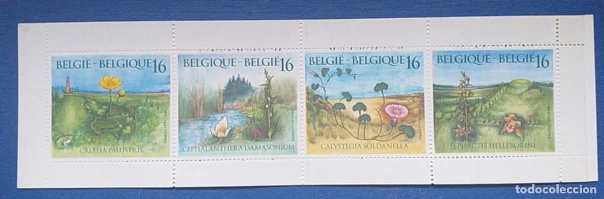 Sellos: Sellos Tema Flores B&eacute;lgica 1994 Carnet n&ordm; 02572 C