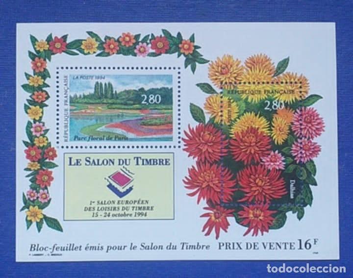 Sellos: SELLOS TEMA FLORES FRANCIA 1994 HB 16