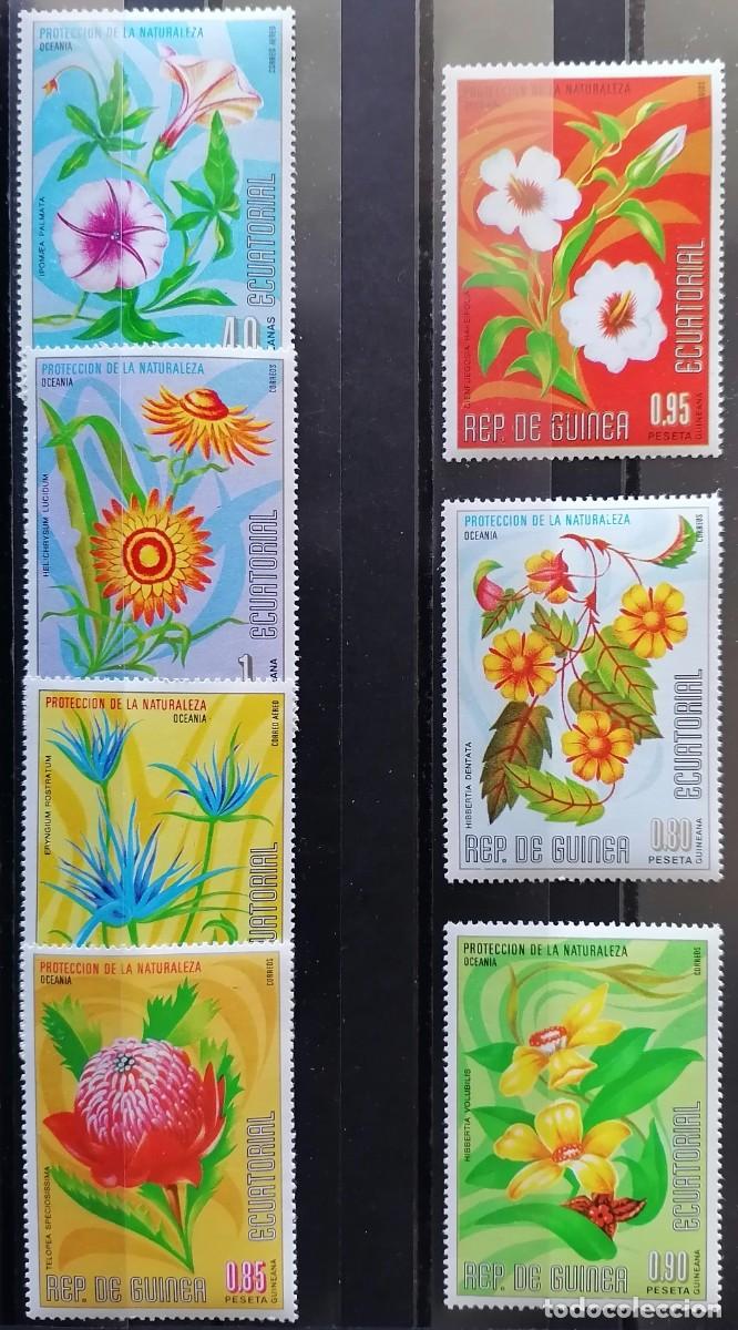 Sellos: GUINEA ECUATORIAL 1976 - FLORA DE OCEAN&Iacute;A .