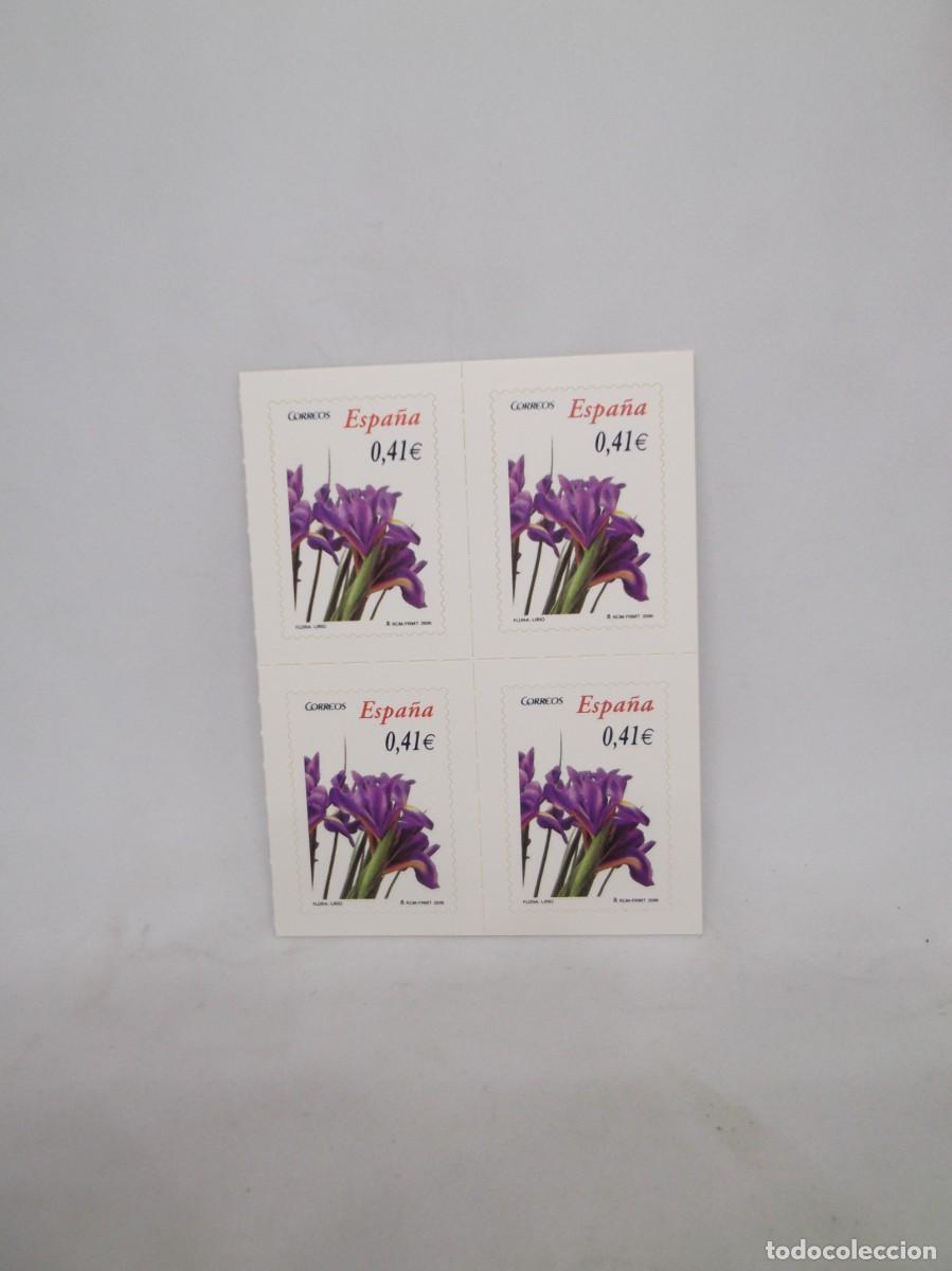 Sellos: Espa&ntilde;a 2006.Flora:Lirio.Bloque de cuatro nuevos