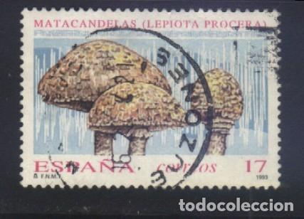 Sellos: Q-11969- SELLO SETAS. MUSHROOMS STAMP. MATACANDELAS. LEPIOTA PROCERA.