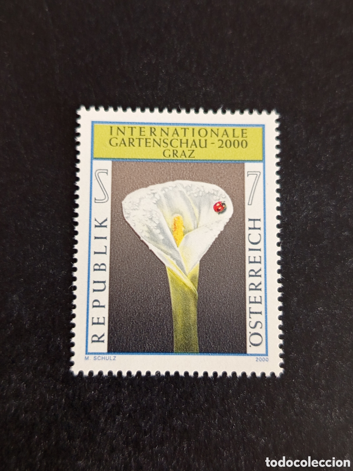 Sellos: AUSTRIA, 2000. Flora . Exposici&oacute;n Internacional Gardenias. Pedido m&iacute;nimo 3 &euro;. Ver fotos.