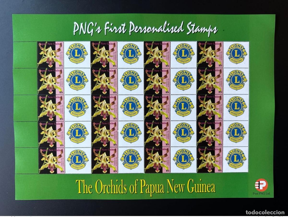 Sellos: Pap&uacute;a Nueva Guinea PNG 2007 Mi. 1244 Lions Club International Orchid Flowers