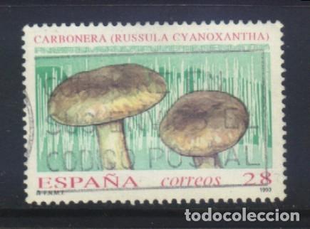Sellos: Q-12062- SELLO SETAS. MUSHROOMS STAMP. CARBONERA. RUSULA CYANOXANTHA.