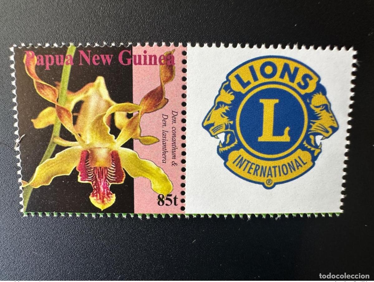 Timbres: Pap&uacute;a Nueva Guinea 2007 Mi. 1244 Lions Club International Orchid Flowers 1v.