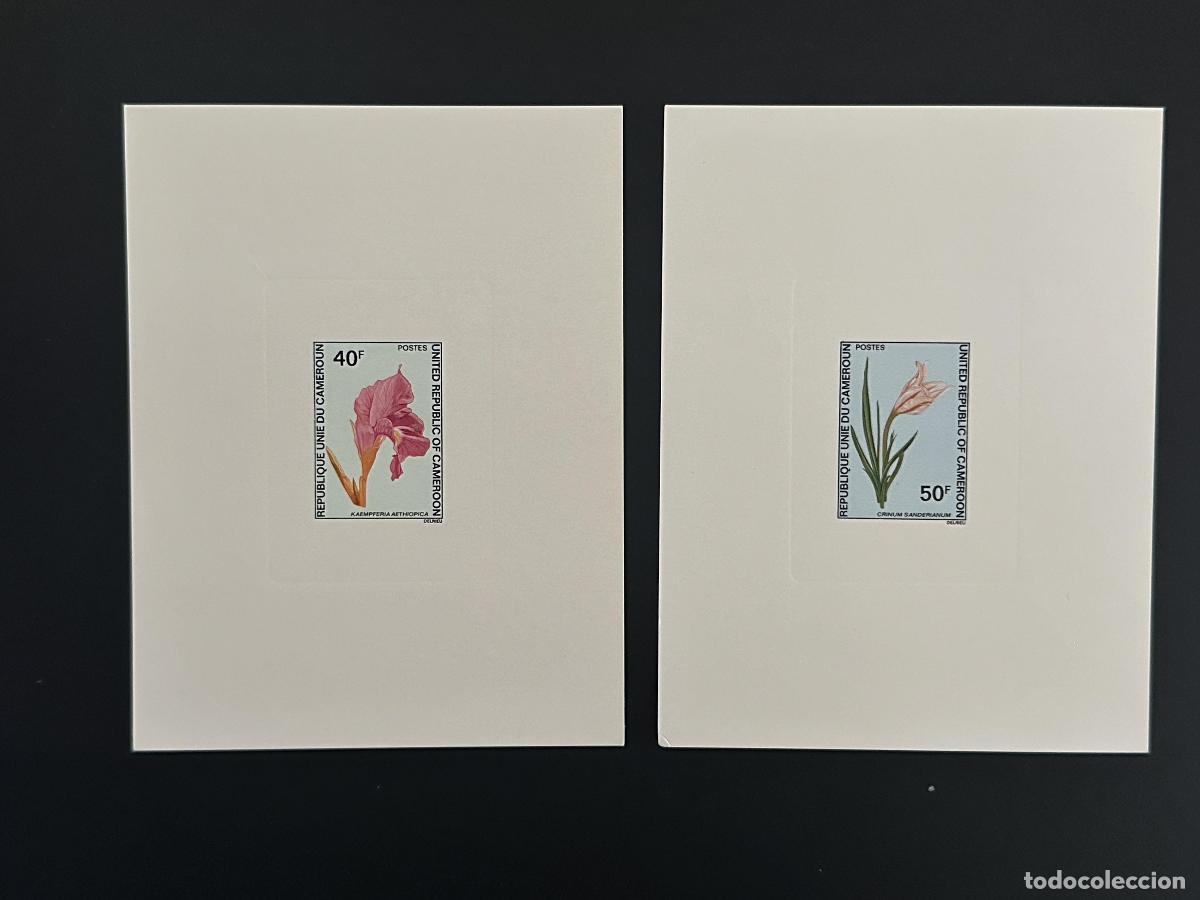 Sellos: Camer&uacute;n 1972 Mi. 709/711 flores a prueba de lujo Kaempferia Crinum flora